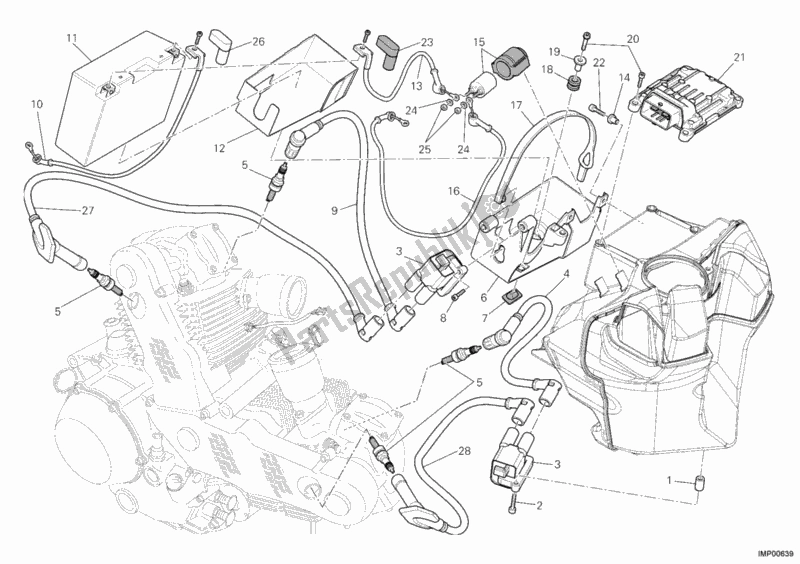 Wszystkie części do Bateria Ducati Monster 1100 S ABS USA 2010